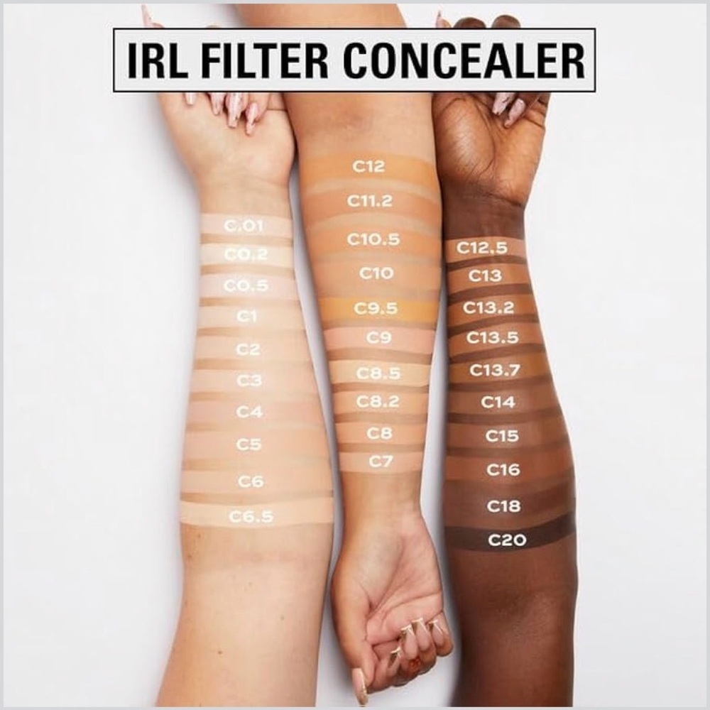 Makeup Revolution IRL Filter Finish Soft Matte Concealer C18 Bundle of 3 - Picture 4 of 5